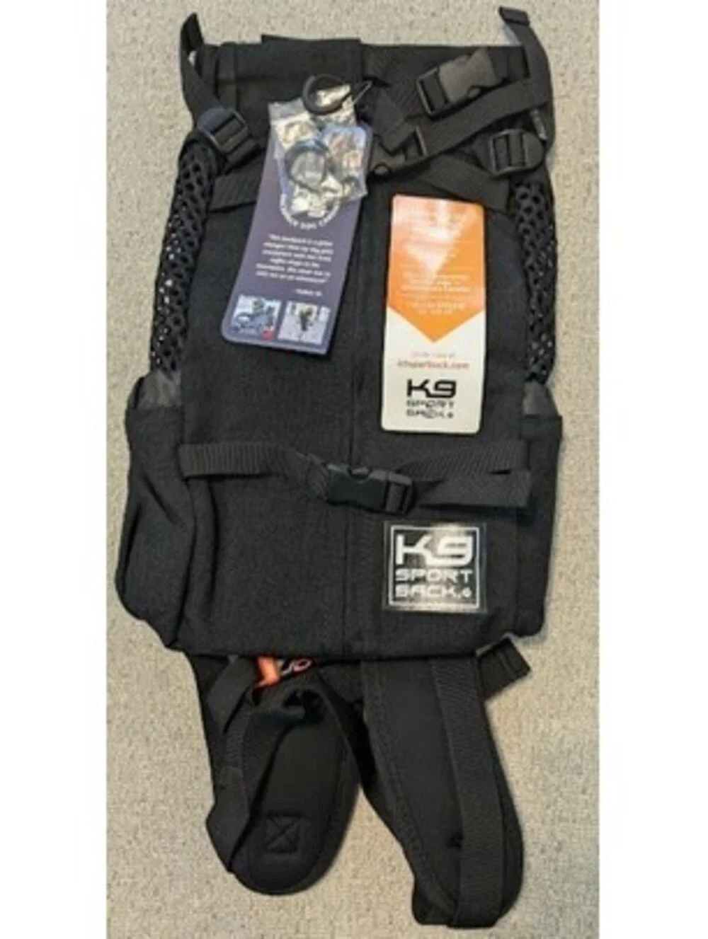 K9 Sport Sack Air 2 Dog Carrier Backpack Black Size Small 30 lbs - NWT/Open Box